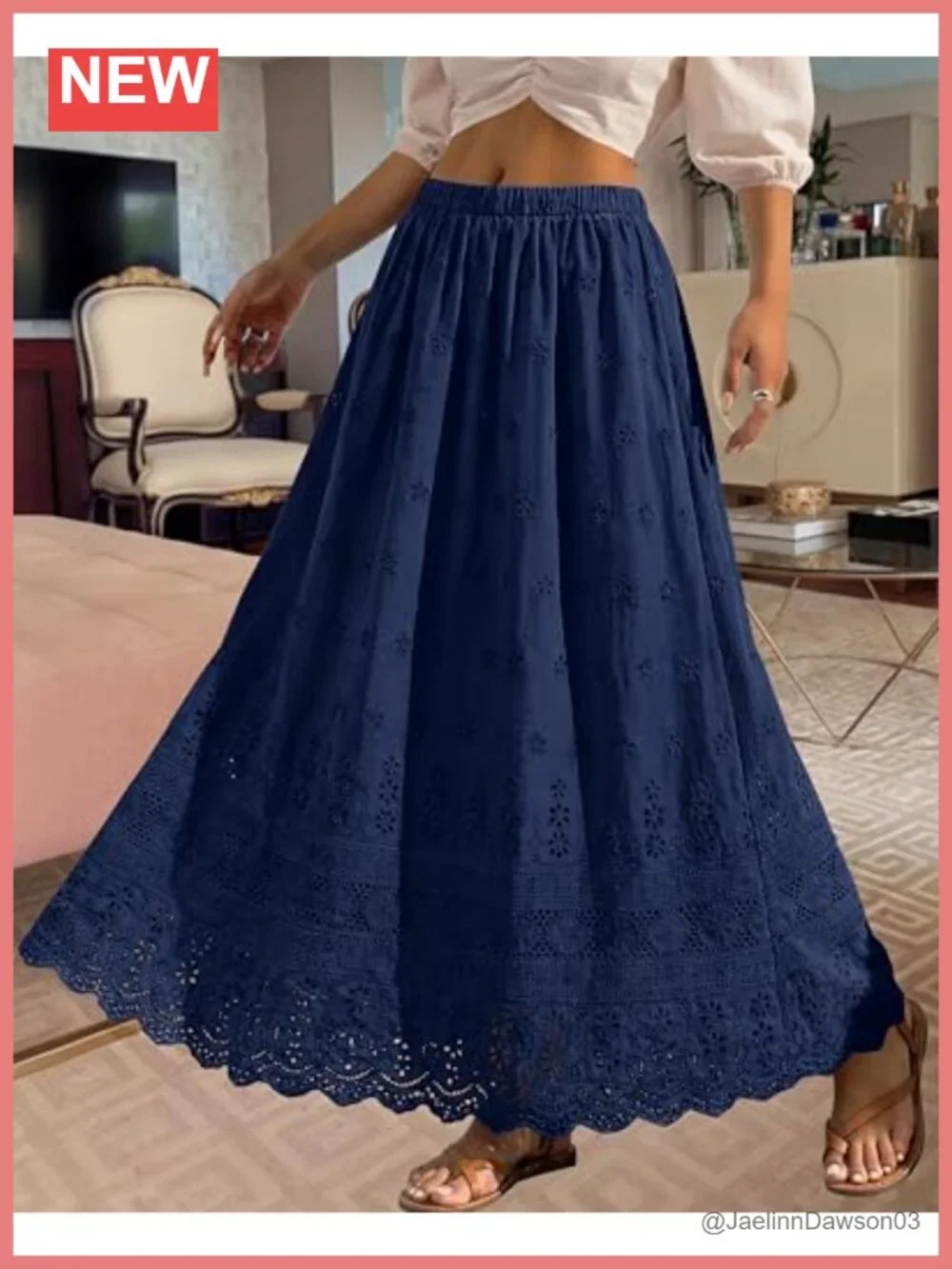 N/A boho eyelet